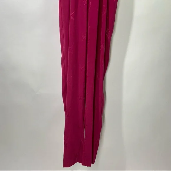 Vintage 70’s Young Edwardians Size 3/4 Small? Pink Floral Romper Jumpsuit Disco - Picture 4 of 12